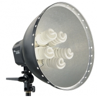 Falcon Eyes LHD-5250F lamp met reflector 40 cm 5 x 28 W